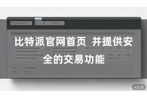 比特派官网首页 并提供安全的交易功能