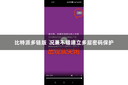比特派多链版  况兼不错建立多层密码保护